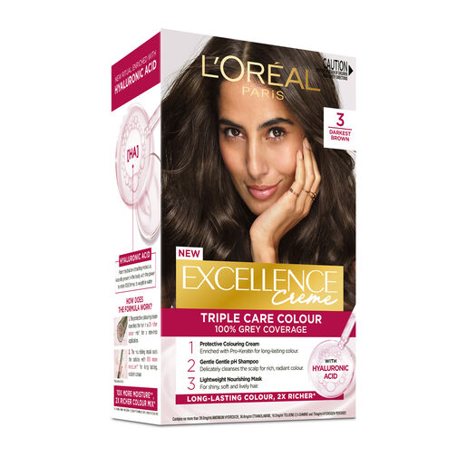L'Oreal Excellence 3 Darkest Brown
