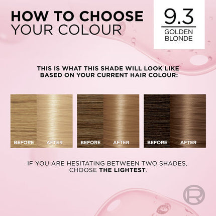L'Oreal Excell 9.3 Light Golden Blonde