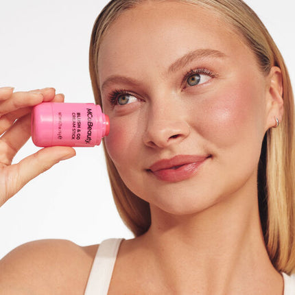 MCoBeauty Blush And Go Cream Stick Hot Pink 6g