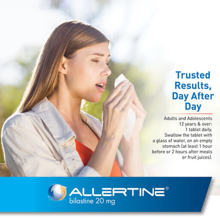 Allertine 20mg Tablets 30 - Bilastine (S2)