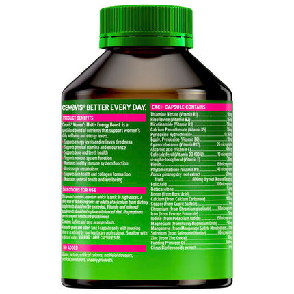 Cenovis Women's Multi + Energy Boost Capsules 100