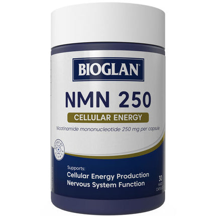 Bioglan NMN 250mg Cellular Energy Capsules 30