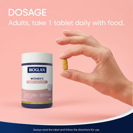 Bioglan Platinum Womens Multi 60 Tablets