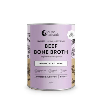Nutra Naturals Beef Mushroom Broth 125g