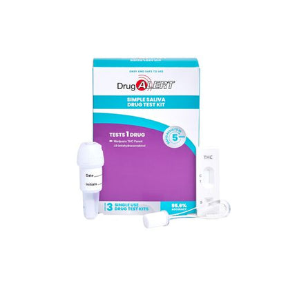 Drug Alert Saliva Marijuana Kit 3 Pack
