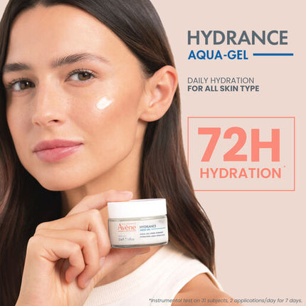 Avène Hydrance Hydrating Aqua Cream-in- Gel Moisturiser with Hyaluronic Acid for Dehydrated Skin - 50ml
