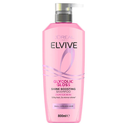 L'Oreal Elvive Glycolic Gloss Boosting Shampoo 800ml