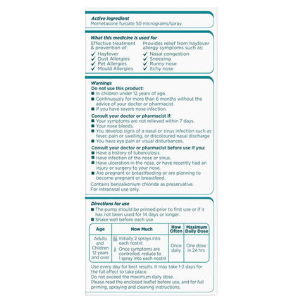 Nasonex Allergy Non-Drowsy 24 Hour Nasal Spray 65 sprays