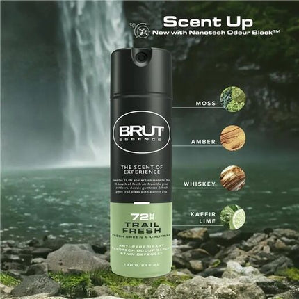 Brut Essence 72Hr Trail Fresh Anti-Perspirant 130g/212mL
