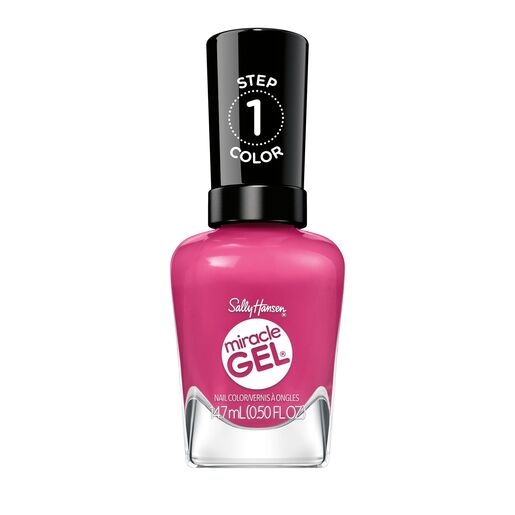 Sally Hansen Miracle Gel Nail Polish Work Hard, Play Pink 14.7ml
