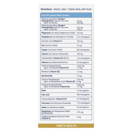 Bioglan Platinum Mens Multi 60 Tablets
