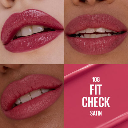 Maybellene Serum Lipstick 108 Fit Check