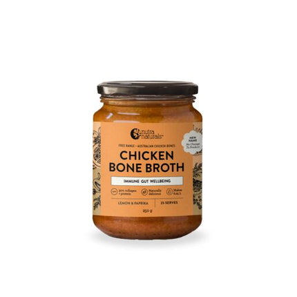Nutra Naturals Chicken Broth Concentrate Lemon & Paprika 250g