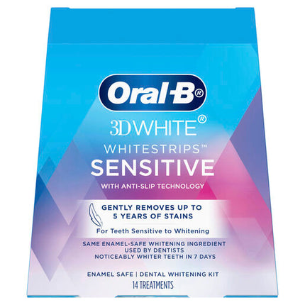 Oral-B 3D White Whitestrips Sensitive - 14 Whitening Treaments