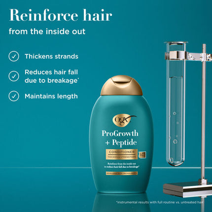 OGX ProGrowth+Peptide Conditioner 385mL