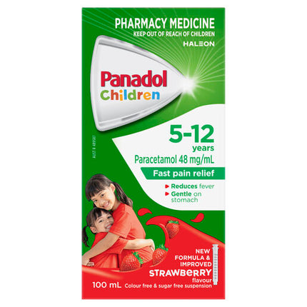 Panadol Children 5-12 Years Strawberry 100mL