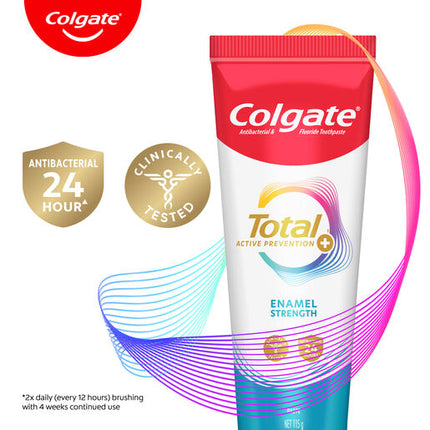 Colgate Total Active Prevention Toothpaste Enamel Strength 115g