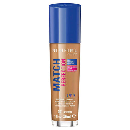 Rimmel London Match Perfection Foundation Noisette 501