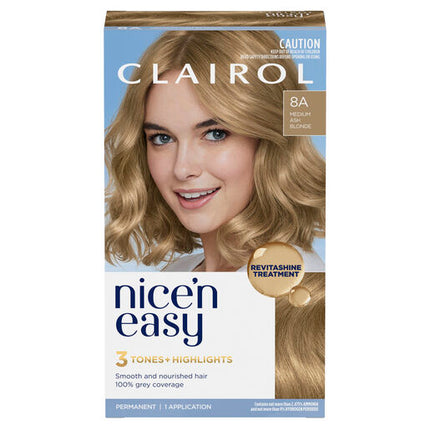 Clairol Nice 'N Easy 8A Medium Ash Blonde