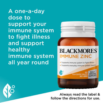 Blackmores Immune Zinc 60