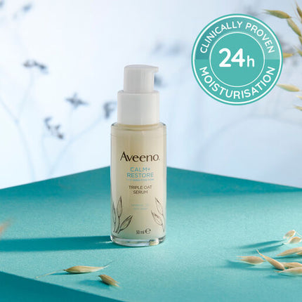 Aveeno Face Calm + Restore Sensitive Skin Triple Oat Serum 30mL
