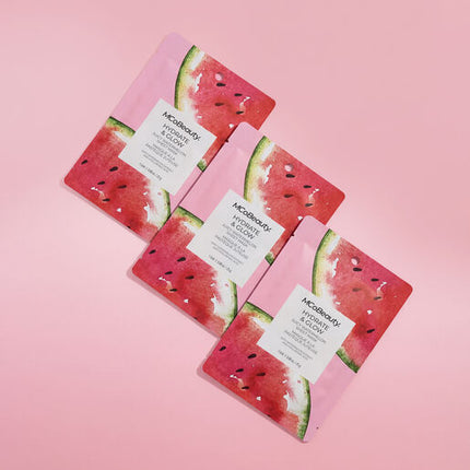 MCoBeauty Hydrate & Glow Sheet Mask Watermelon 25g