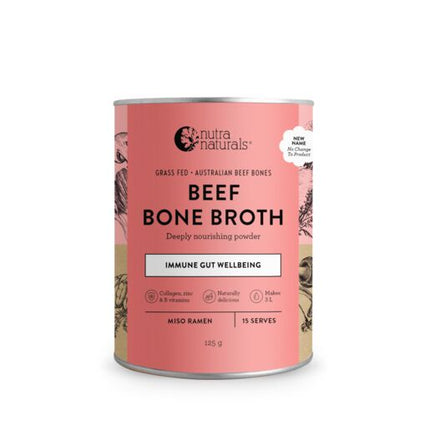 Nutra Naturals Bone Broth Beef Miso Ramen 125g