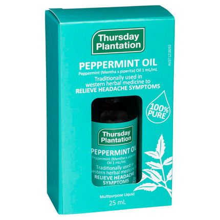Thursday Plantation Peppermint Oil 25mL Headache Relief