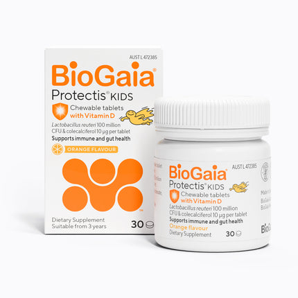 BioGaia Protectis Kids Chewable Vitamin D Orange 30 Tablets
