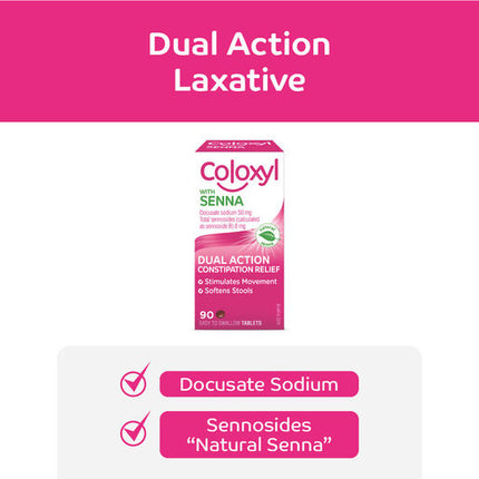 Coloxyl With Senna 30 Tablets