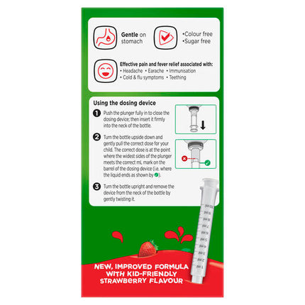 Panadol Children 1-5 Years Strawberry 100mL