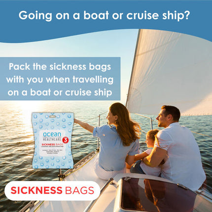 Ocean Healthcare Sickness Bags 3 Pack