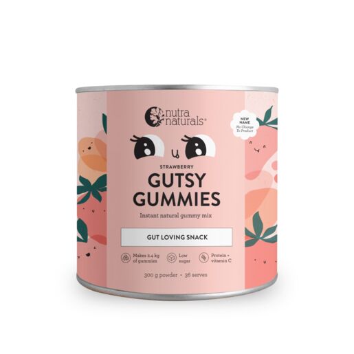 Nutra Naturals Gutsy Gummies Strawberry 300g