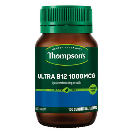 Thompson's B12 1000mcg 100 Tablets