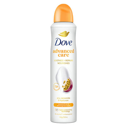 Dove Antiperspirant Advanced Care Passionfruit Lemongrass 250ml