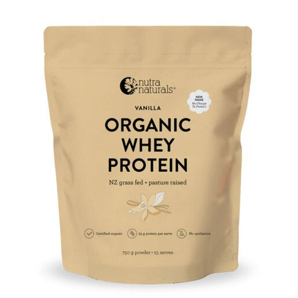Nutra Naturals Organic Whey Protein Vanilla 750g