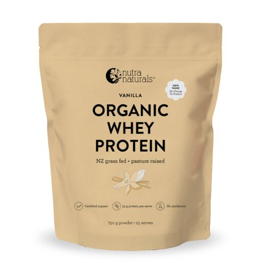 Nutra Naturals Organic Whey Protein Vanilla 750g