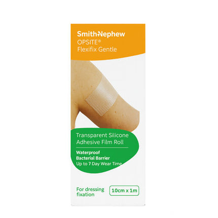 Opsite Flexifix Gentle Transparent Silicone Adhesive Film Roll 10cm x 1m