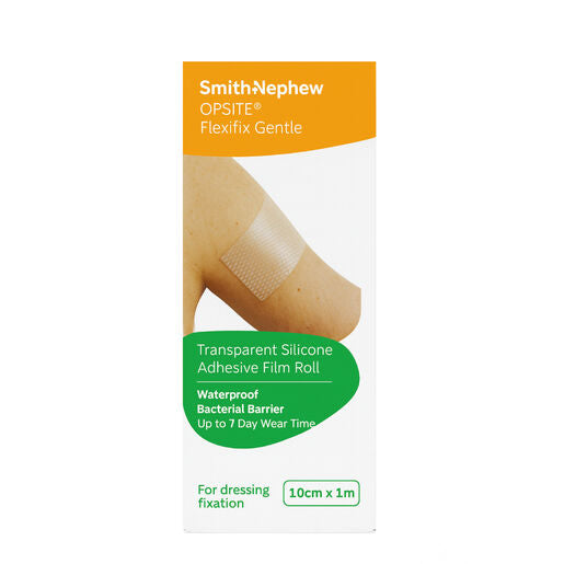 Opsite Flexifix Gentle Transparent Silicone Adhesive Film Roll 10cm x 1m