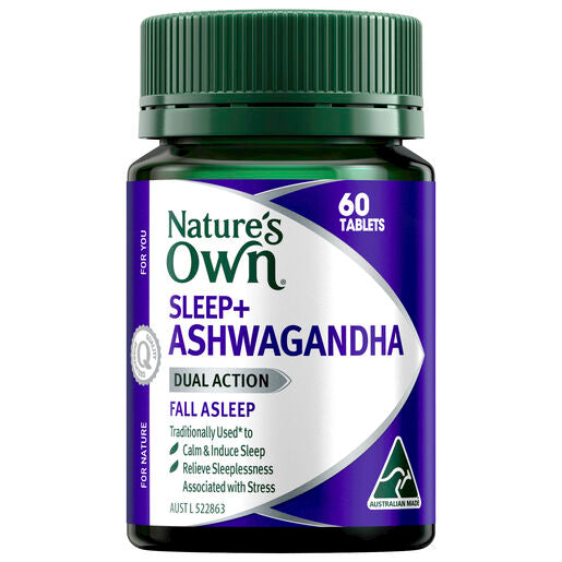 Nature's Own Sleep + Ashwagandha 60 Tablets