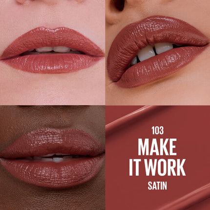 Maybellene Serum Lipstick 103 Make It Work