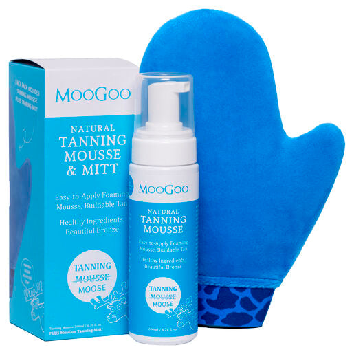 MooGoo Tanning Mousse & Mitt Pack 200Ml