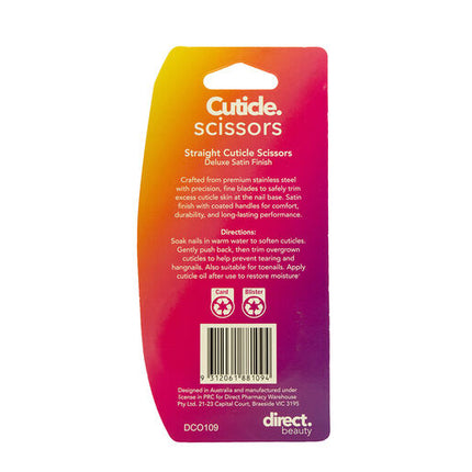 Direct Beauty Cuticle Scissors Straight