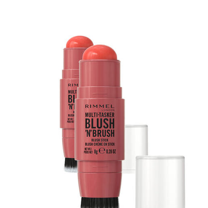 Rimmel London Multi Tasker Blush 'N' Brush 250 Coral Dust