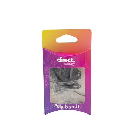 Direct Beauty Poly Bands Assorted 50 Pack