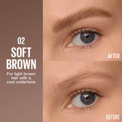 Maybelline Brow Inserts Brow Multiplying Tool Deep Brown