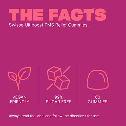 Swisse Ultiboost PMS Relief 60 Gummies Pack