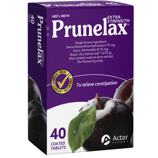 Prunelax Extra Strength Laxative 40 Tablets