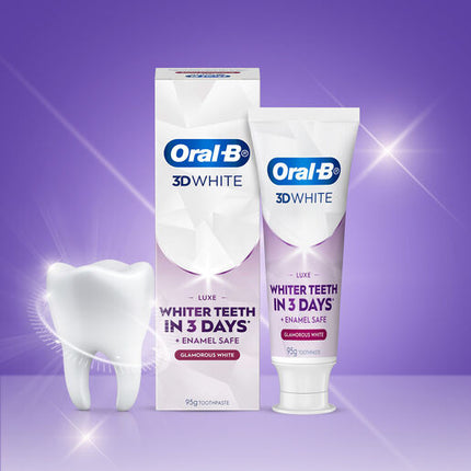 Oral B 3DWhite Luxe Glamorous White Toothpaste 95 g