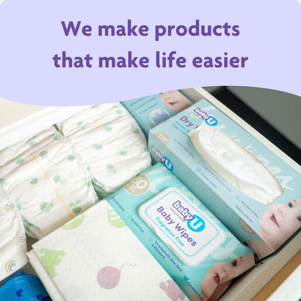 Baby U Baby Wipes Fragrance Free 80 Pack